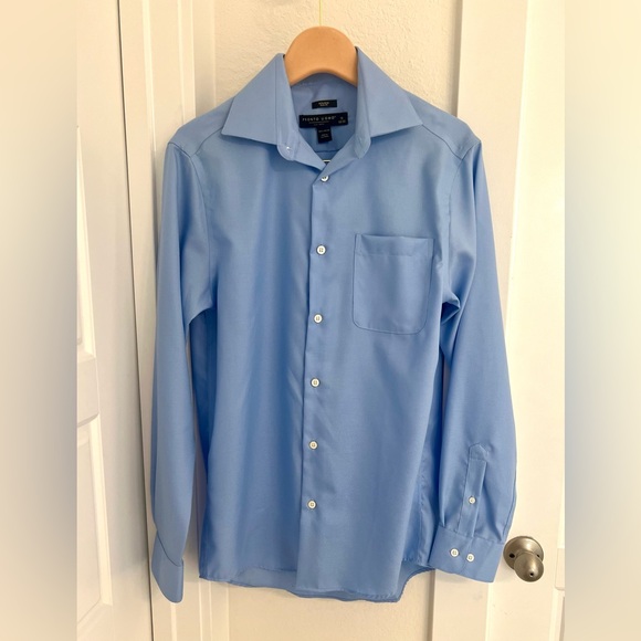 Pronto Uomo Other - Pronto Uomo Slim Fit Non Iron Blue Dress Shirt, Size 15 32/33